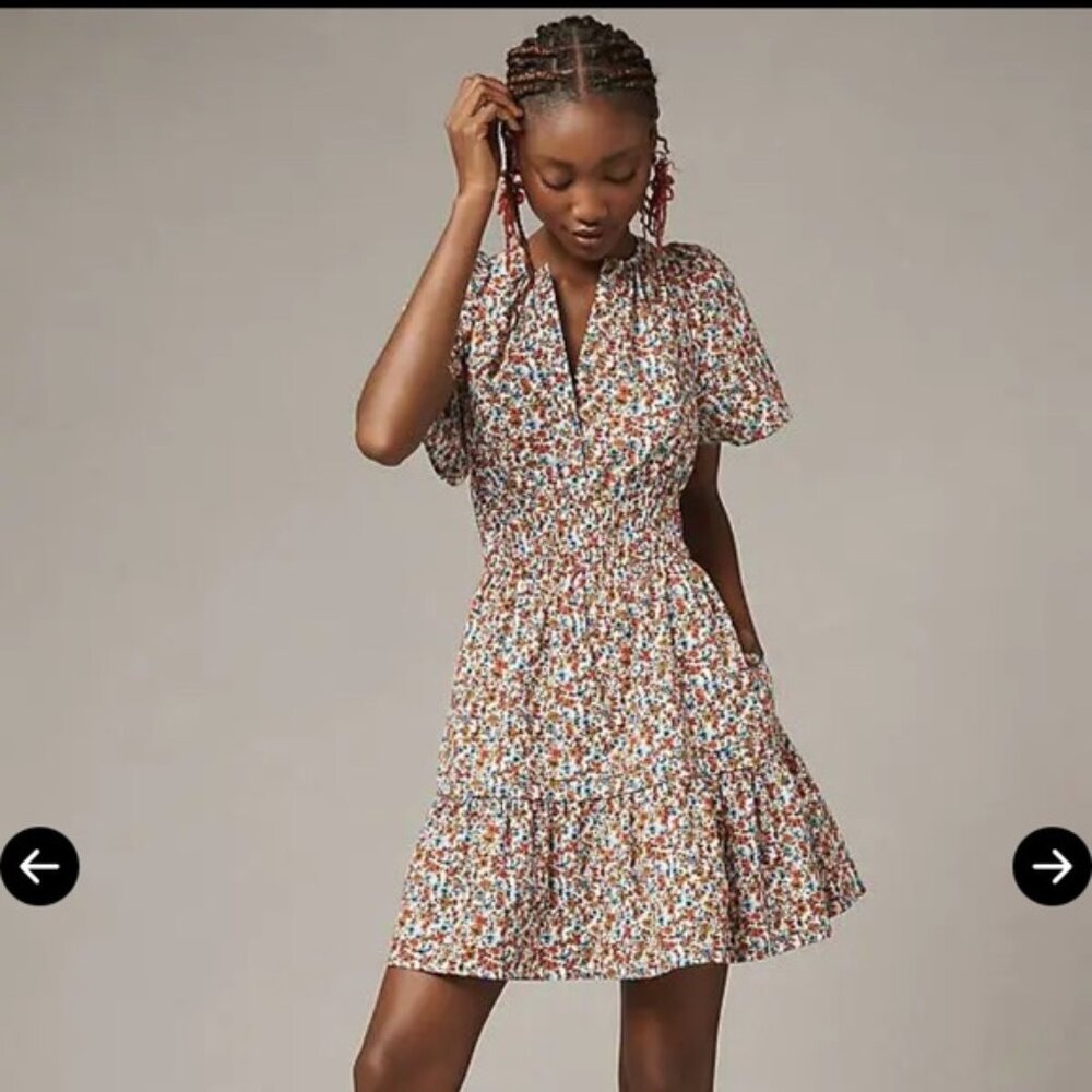 Anthropologie The Somerset Mini Dress in Honey Ditsy Floral Size L